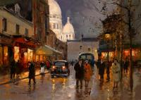 Edouard Cortes - Place du Tertre, Sacre Coeur